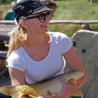 Olga Borys zdobyła nagrodę za największą rybę