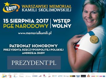 LOTTO Warszawski Memoriał Kamili Skolimowskiej 2017 - zaproszenie na Stadion Narodowy!