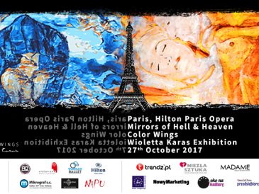 Wioletta Karaś „Mirrors of Hell & Heaven” patronat klubu nad wystawą w Paryżu