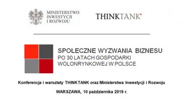 Społeczne wyzwania biznesu po 30 latach gospodarki wolnorynkowej w Polsce