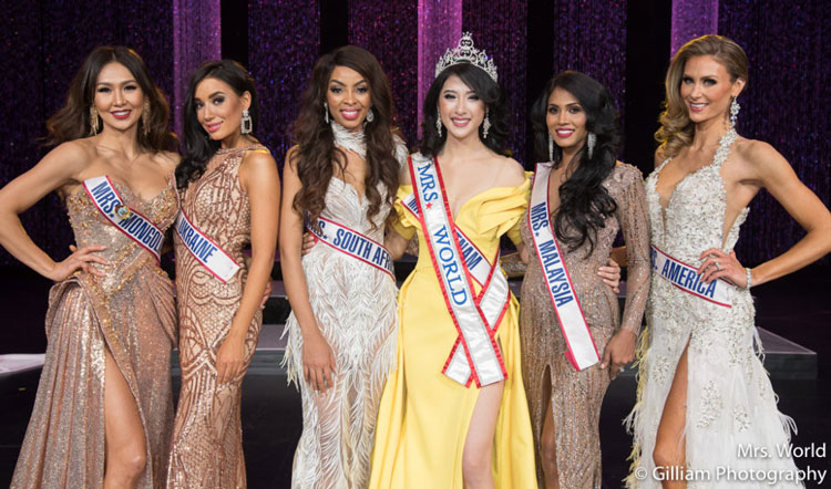 W koronie Jennifer Lê z Wietnamu, Mrs. World 2019.