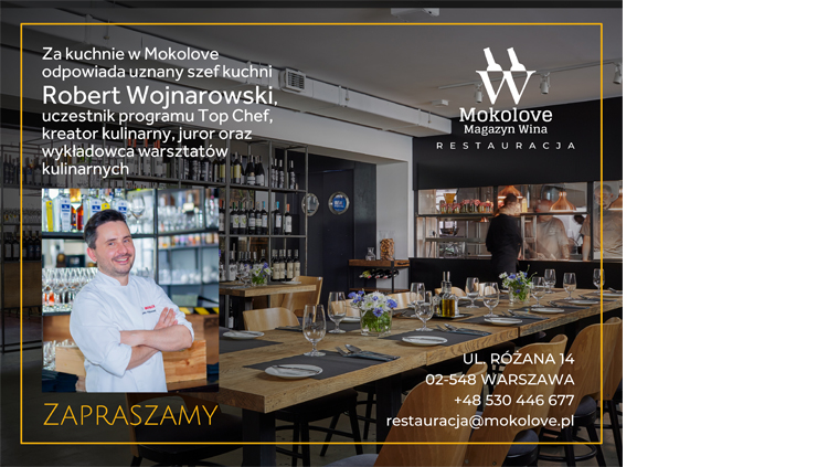 Warto odwiedzić: Restauracja i Magazyn Wina Mokolove