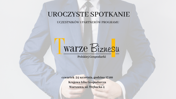 Finał programu programu Twarze Biznesu Polskiej Gospodarki