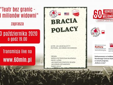 Krakowski Teatr Komedia zagra dla 60 Milionów i nas też zaprasza!