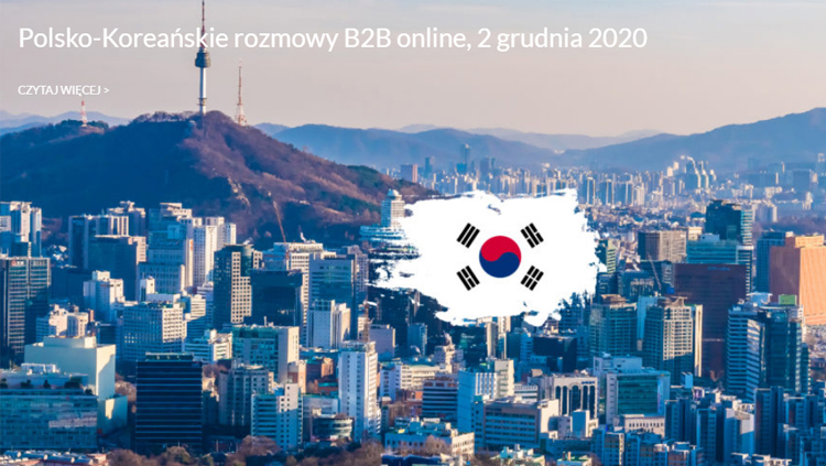 Polsko-Koreańskie rozmowy B2B online, 2 grudnia