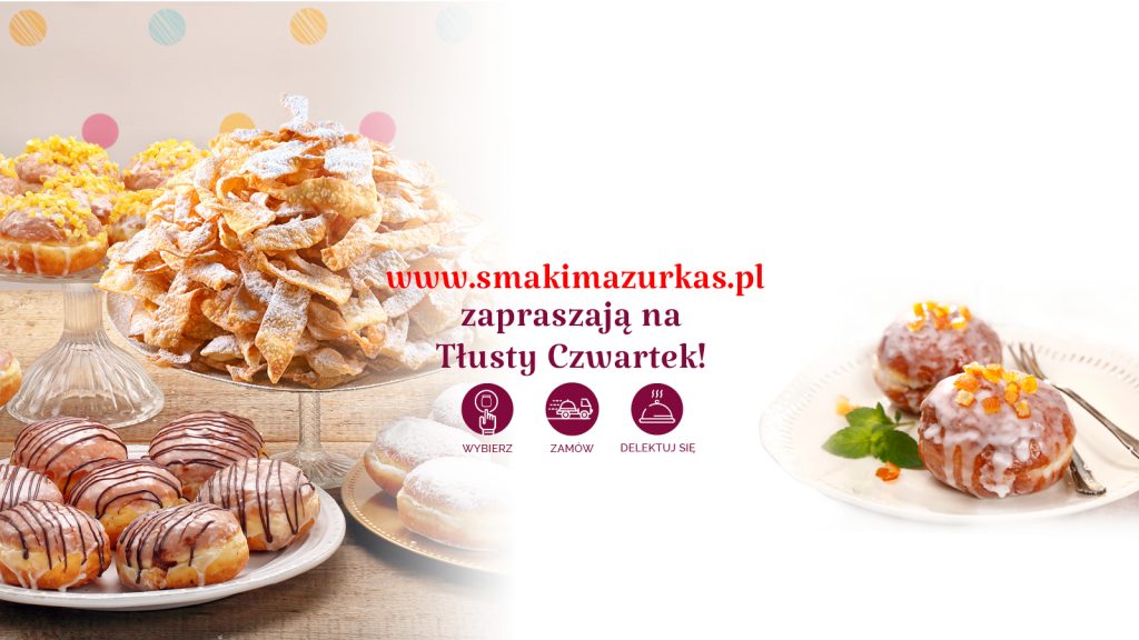 Zamów w naszym sklepie internetowym pączki lub faworki na Tłusty Czwartek!