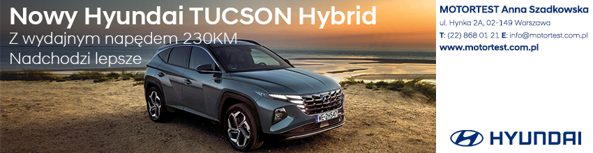 Motortest - nowy Hyundai TUCSON Hybrid