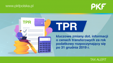 Ceny transferowe: formularz TPR