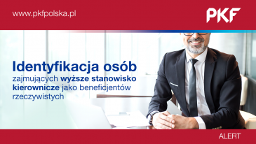 Identyfikacja osób zajmujących wyższe stanowisko kierownicze jako beneficjentów