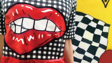 Czerwone usta jako motyw ponadczasowy