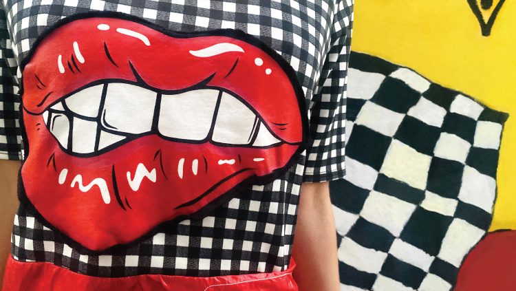 Czerwone usta jako motyw ponadczasowy