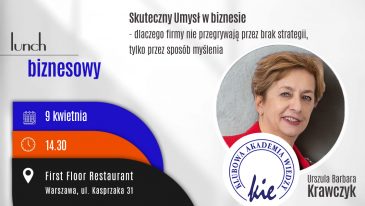 Zaproszenie na kwietniowy lunch biznesowy