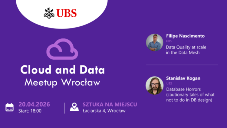 Spotkanie społeczności Cloud and Data już 20 kwietnia we Wrocławiu!