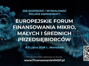 Europejskie Forum Finansowania Mikro, Małych i Średnich Przedsiębiorców 2026