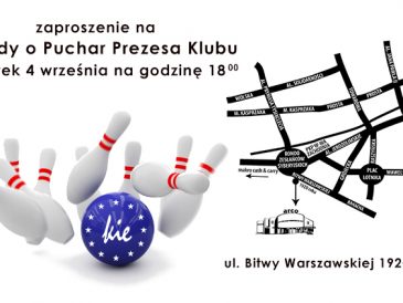 Zawody w Kręgle o Puchar Prezesa Klubu